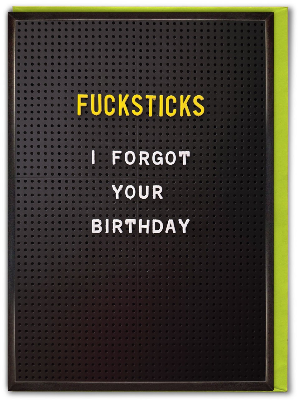 Funny Belated Birthday Card Rude Cheeky 'I Forgot' Witty Amusing Comedy Humour
