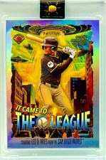 LEO DE VRIES RARE SSP IT CAME TO THE LEAGUE REFRACTOR INVESTMENT CARD PADRES