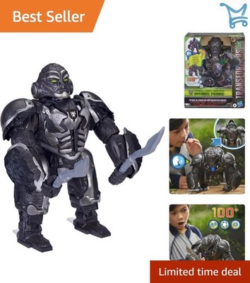 Animatronic Toy Gorilla Robot 12.5 Inch Rise of The Beasts Interactive Action
