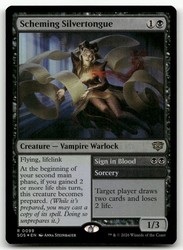 Scheming Silvertongue #99 Foil - Secrets of Strixhaven MTG