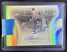 2024-25 Panini Flawless Zach LaVine Finishes Auto #/25 Kings