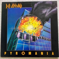 Def Leppard Pyromania  810-308-1. 1983 pressing.   EX vinyl and cover.  Nice!