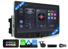 DAB+10,1" QLED Autoradio Android Auto 2DIN GPS Navi CarPlay 6GB 64GB DAB+ bereit