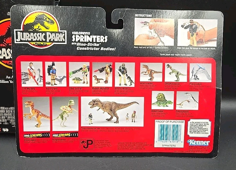Jurassic Park Series 1 Coelophysis Jp04 Kenner 1993 for sale