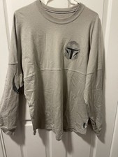 Disney Star Wars The Mandalorian Spirit Jersey Adult Medium Gray Grogu