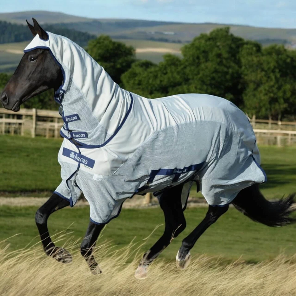 Bucas 140 Silver Ekzemerdecke Sweet-itch X light - Bild 2 von 4