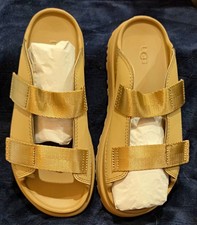 UGG K GoldenGlow Unisex Kids Slide Sandal Gold Hook  Loop US 5 1166513K