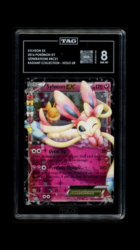 Sylveon-EX graded TAG 8 for sale on eBay