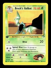 Brock's Golbat 39/132 Uncommon Gym Heroes Pokemon 1st Edition NM on eBay