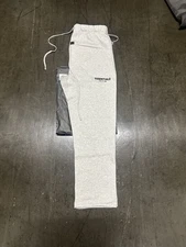 Essentials Fear of God Uncuffed Light Oatmeal Sweatpants