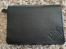 Lock Wallet Zip-Around Men's RFID Blocking Money/Photos/Credit Card Holder Black