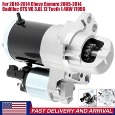 Fit Chevy Camaro Cadillac ATS CTS SRX V6 3.6L 2010-2014 PMGR Starter 1.4KW 12V -