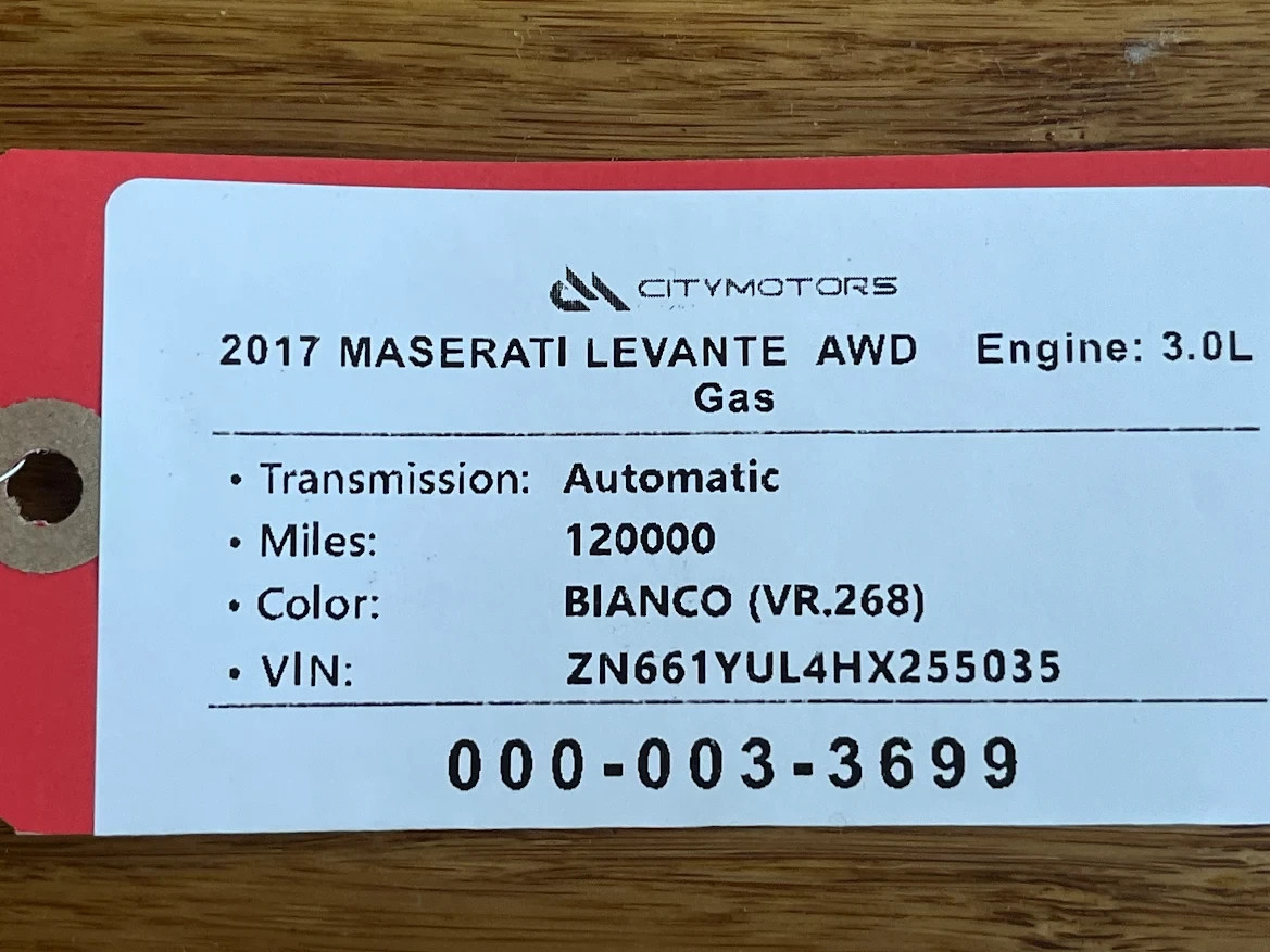 2017-2024 Maserati Levante M161 Front Left Rearward Fender Liner Wheel OEM