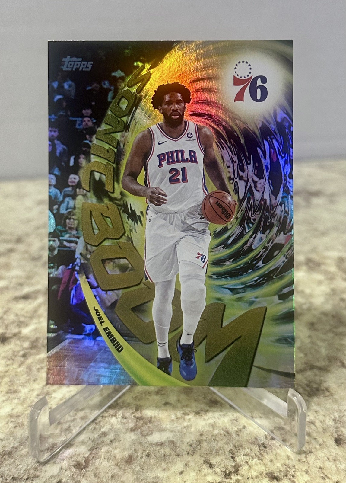 2025-26 Topps Basketball Flagship Joel Embiid Sonic Boom SSP