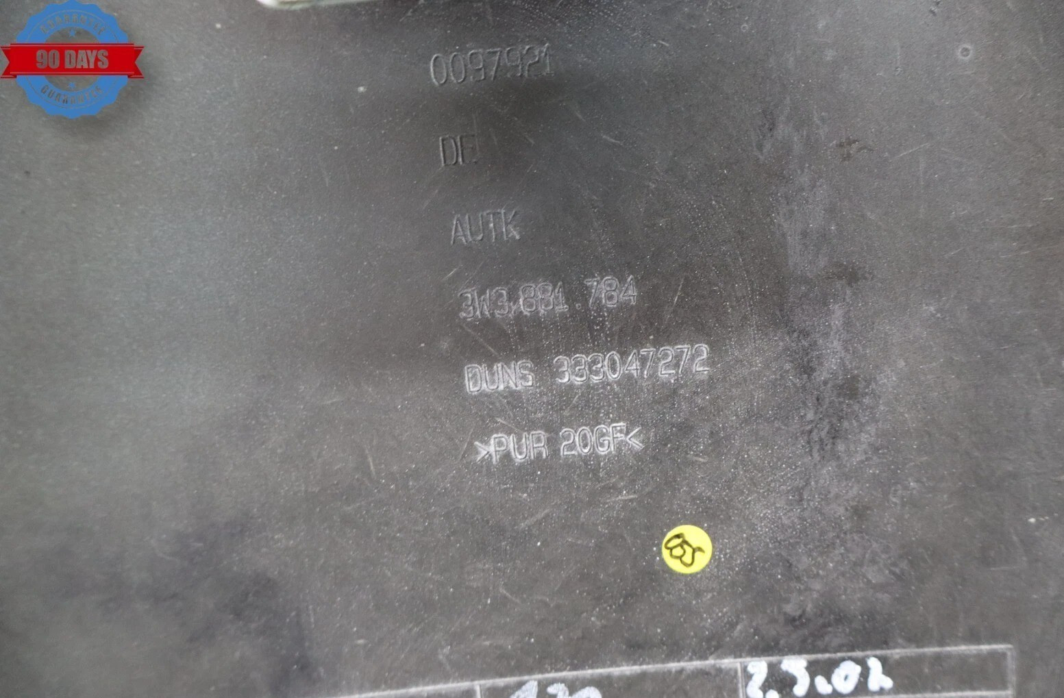 07-11 Bentley Continental GTC Front Right Seat Back Cover Panel 3W3881972A Oem
