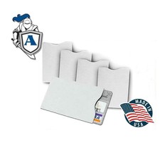 RFID Blocking Sleeves Credit Card Protector 100 MADE IN USA - Anti-theft for...