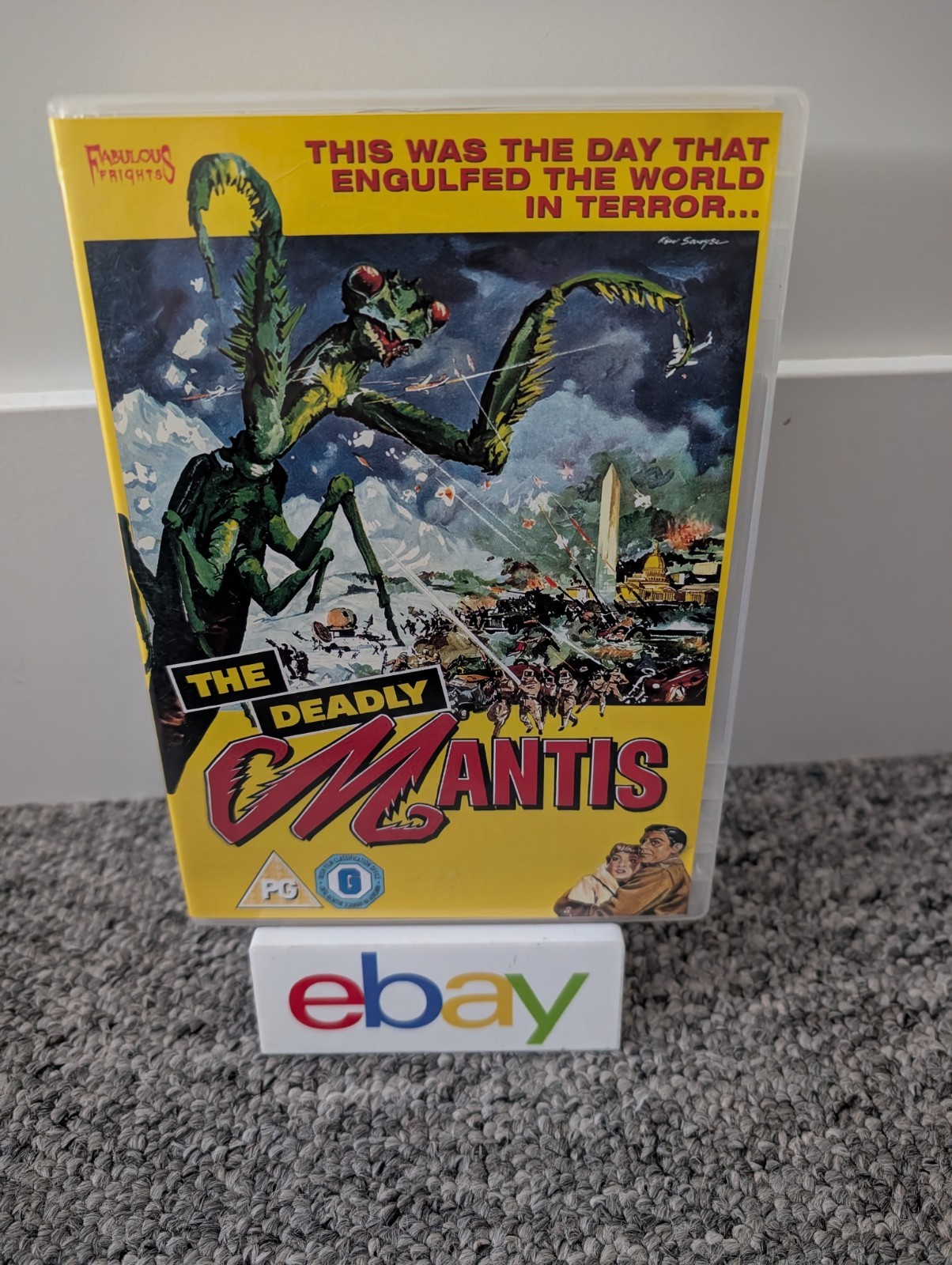 The Deadly Mantis DVD Fabulous Frights 1957 Classic Sci-Fi Horror Rare