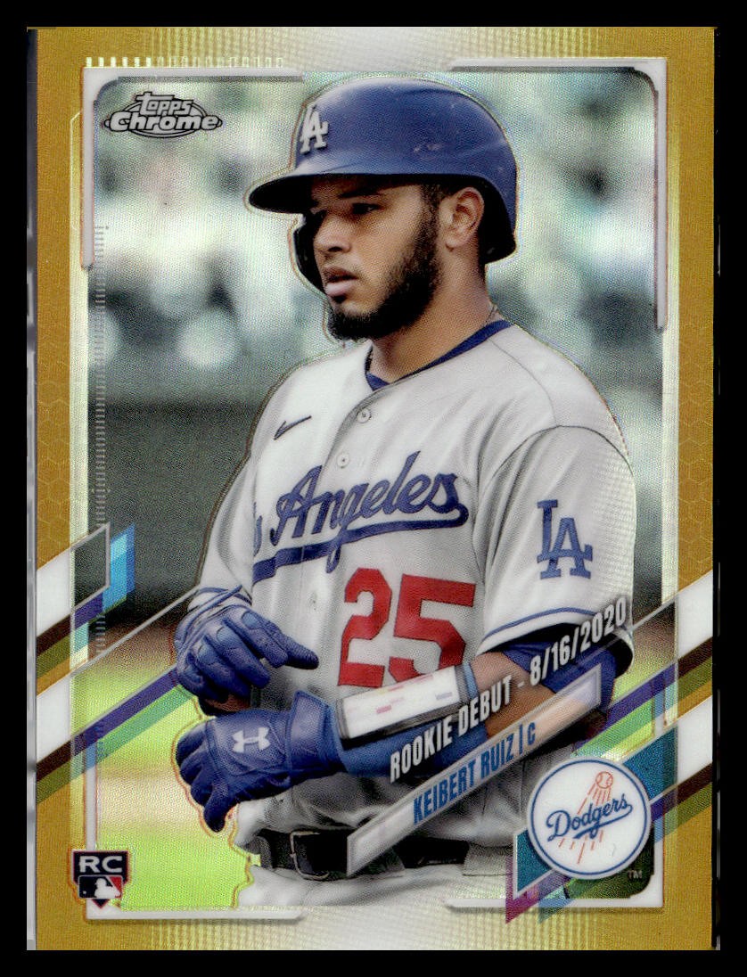 2021 Topps Chrome Update #USC47 Keibert Ruiz Gold Refractor #/50