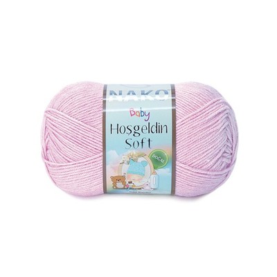 NAKO Hosgeldin Soft 10838 Wolle (100g / ca. 230m lang) 40% Polyamid/60% Viskose