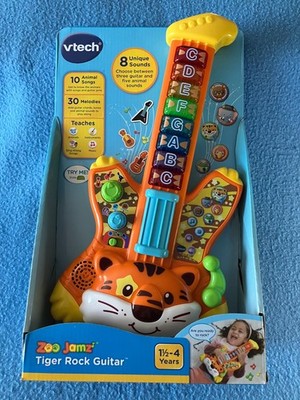 TIGER ROCK GUITAR Zoo Jamz Electronic Toy vtech 2020 NEW Works