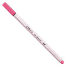 Premium Fibre-Tip Pen with Brush Tip - STABILO Pen 68 brush - Pack of 1 - Pink