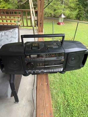 JVC RC-X310 Super Bass Boombox Hifi Stereo CD/Cassette Player See Description 