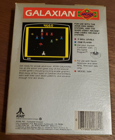 Galaxian (for Atari 2600) Complete CIB - SEALED (but missing plastic wrapping)