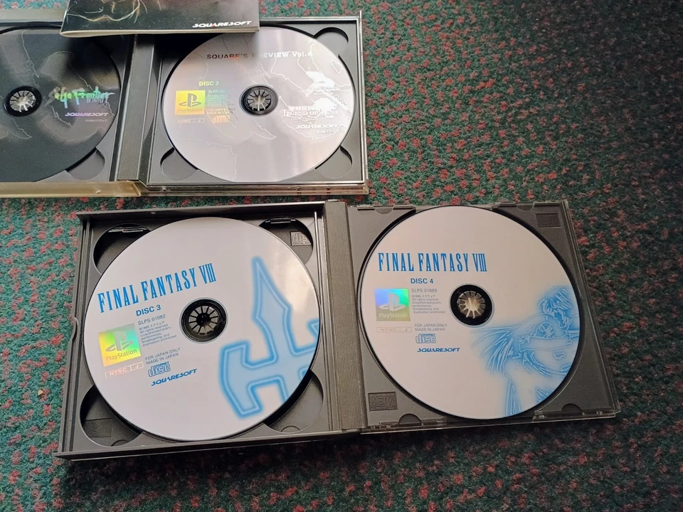 Lot of 2 PS1 games Final Fantasy VIII FF8 Japan NTSC-J , Saga  Frontier 2 - Image 4 of 4