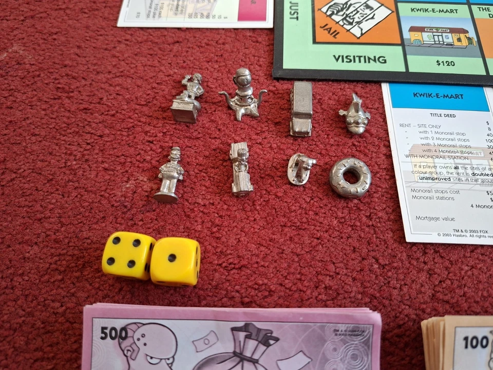 The Simpsons Monopoly Board Game 2003 - Image 4 of 4