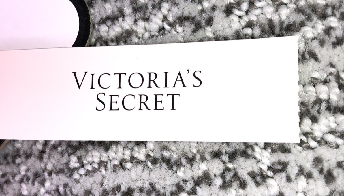 Perizoma Victoria's Secret Dream Angels In Pizzo Floreale, Grigio/bianco, Taglia S/P, Nuovo Con Etichette