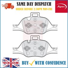 For Bmw 6 Series Front 2018-2020 2.0d Apec Brake Pads Set PAD2187B