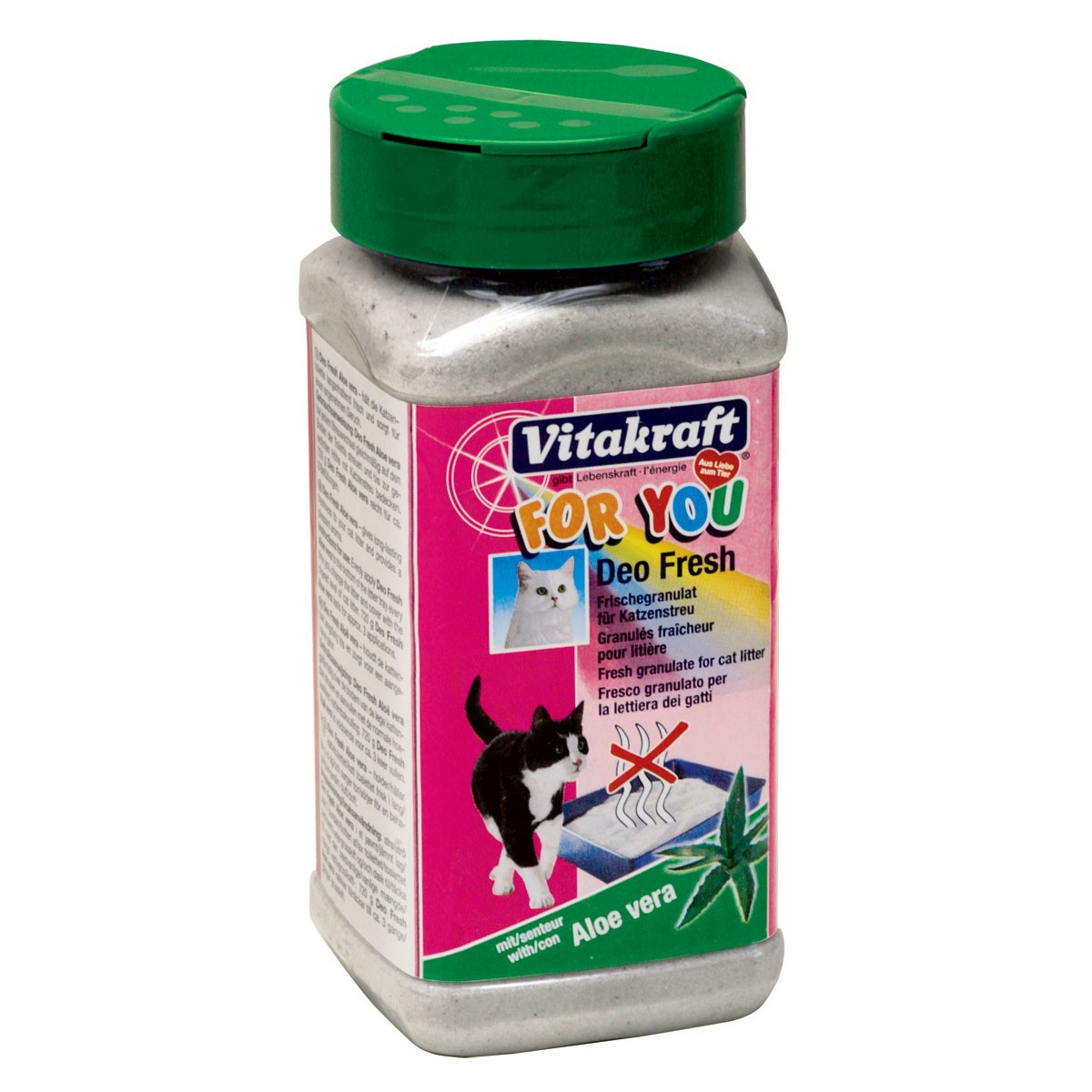 VITAKRAFT FOR YOU® Deo Fresh - Aloe Vera 720 g Geruchsbinder Katzenklo Katzen