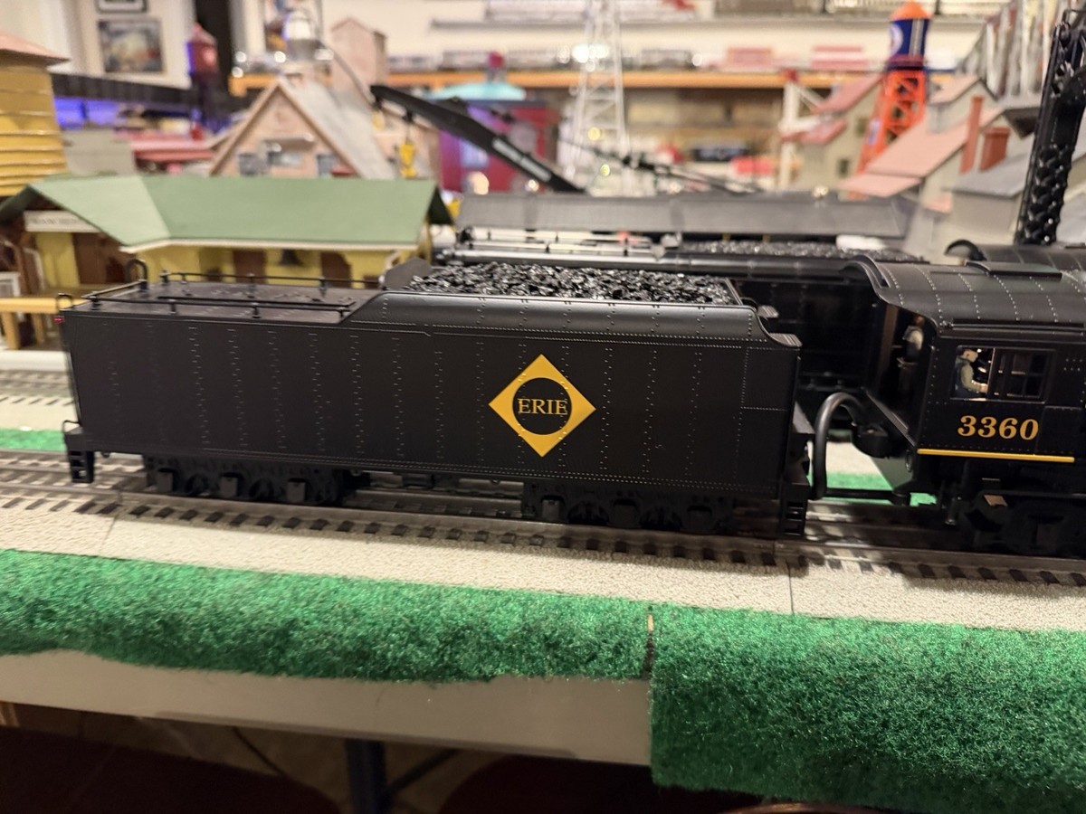 MTH O Scale Erie 2-8-4 Berkshire Steam Engine and Tender P2 20
