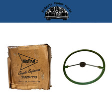 New Old Stock Green Steering Wheel For 1960 Plymouth Models 1946562