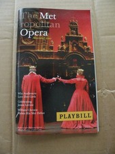 The Metropolitan Opera Playbill 2010 November Don Pasquale Anna Netrebko +Ticket