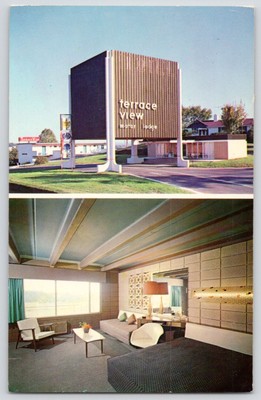 Terrace View Motor Lodge Knoxville TN Exterior View Postcard