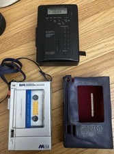 2 Stereo Cassette Player Sears Roebuck Series Walkman metal parts/repair READ