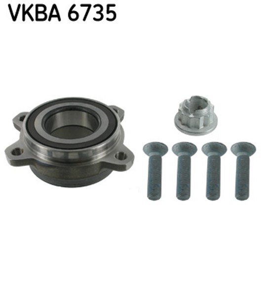 Skf Radlagersatz Vkba 6735 FüR Touareg Vw Porsche 7P6 7P5 Tdi Tsi Hybrid Fsi 92A-image