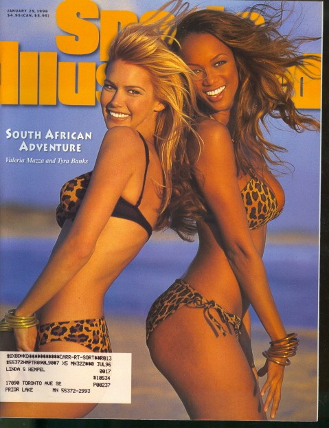 1996 Sports Illustrated: Swimsuit Issue Valeria Mazza & Tyra Banks