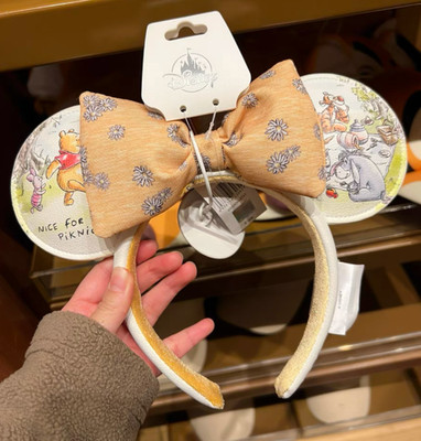 Disney Parks Winnie the Pooh and Pals Minnie Mouse Ears Headband-sketch NEW 2026