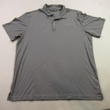 Travis Mathew Shirt Mens 2XL Short Sleeve Outdoors Golfer Lightweight Polo Gray