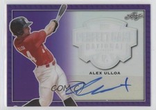 2020 Leaf Perfect Game National Showcase Metal Purple 2/8 Alex Ulloa Auto nd3