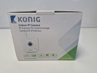 König Indoor Überwachungskamera IP WIFI Babyphone Gegensprechanlage SAS-IPCAM100WU Cam.