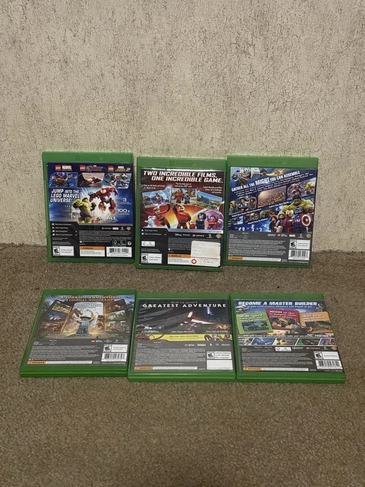 Lote de 6 Videojuegos Lego Xbox One todos probados Foto 2 de 4