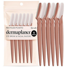 6 pcs Kitsch Dermaplane Razor for Women Face Face Razors for Women Men, Eye