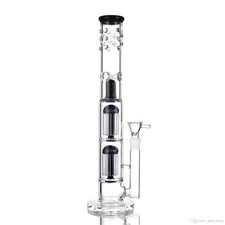 16.5 Glass Bong Glass Water Bongs Bowl Tornado Percolate Pipe Hookahs 18mm Bowl