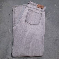 Lauren Ralph Lauren Jeans Womens 12 Gray Denim Pockets Straight Preppy