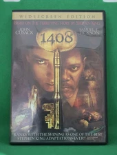 1408 Movie Video DVD Starring Samuel L. Jackson John Cusack Stephen King Book 