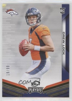 2019 Panini Playoff Rookies 1st Down /99 Drew Lock #204 8k4