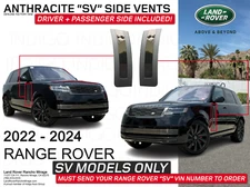 Land Rover OEM Range Rover SV L460 2022*+ Anthracite Side Vent Pair Brand New